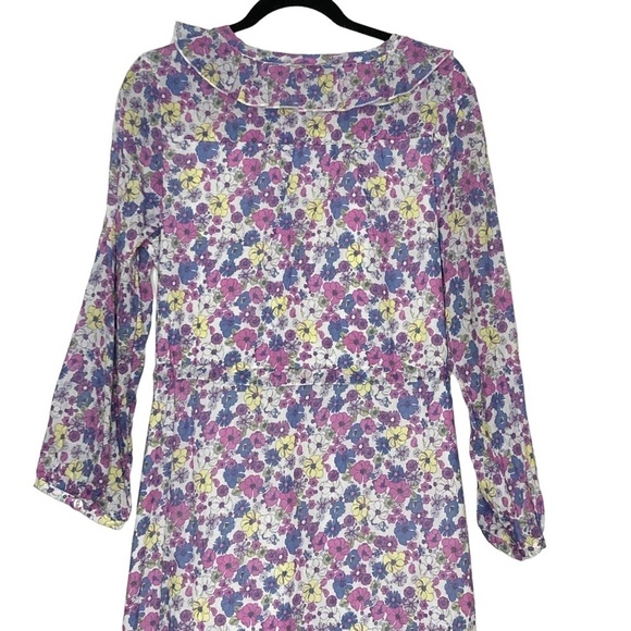 ModCloth Ditzy Floral Print “Ruffling For Flowers” MIDI Dress Cottagecore Sz 14 - Picture 8 of 16